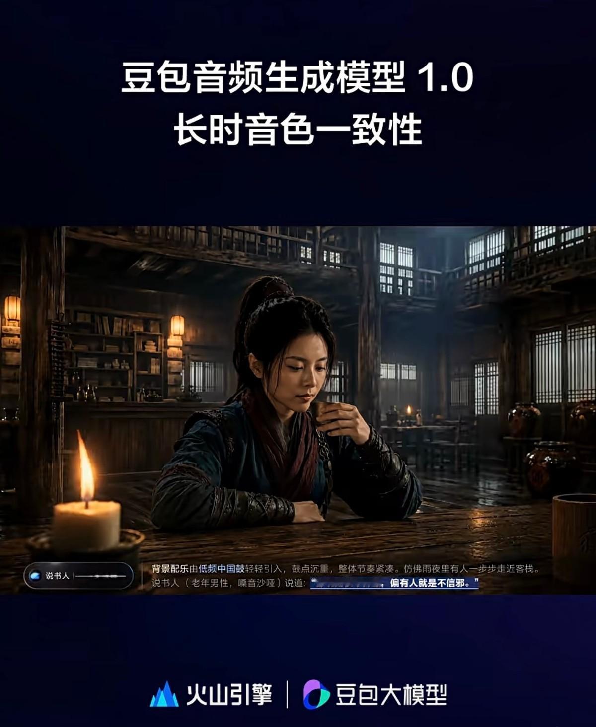 一条 Prompt 直出成片！豆包音频生成模型 1.0 上线，普通人也能做专业音