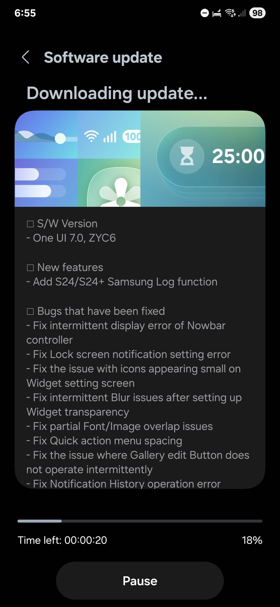 国外 Galaxy S24 系列推送 One UI7.0 Beta5，Galax