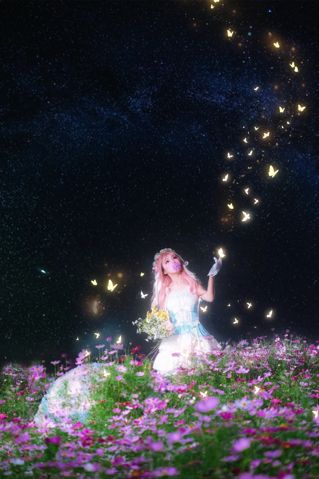 广州📍格桑花🌸花海夜景 太浪漫了吧