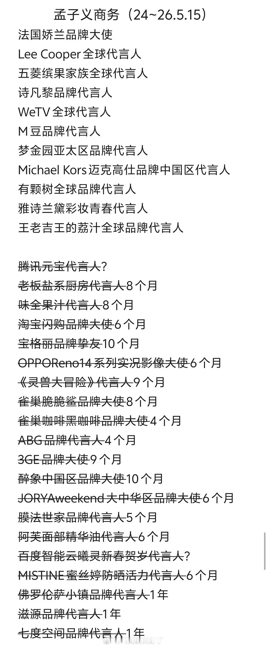 孟子义最新商务汇总🈶，这在95🌹里算什么水平？ 