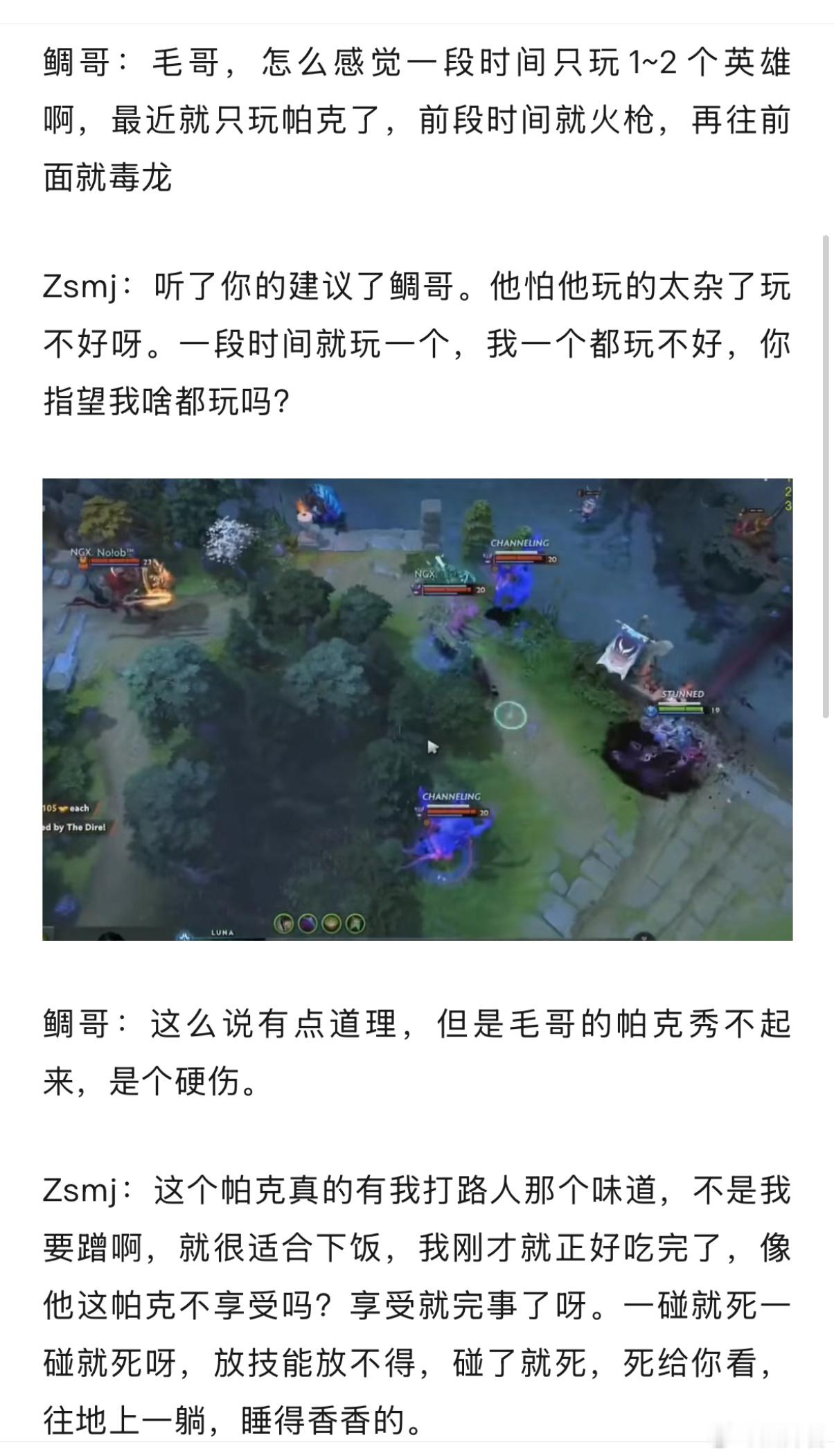 鲷哥和马甲锐评毛哥帕克dota2dota ​​​