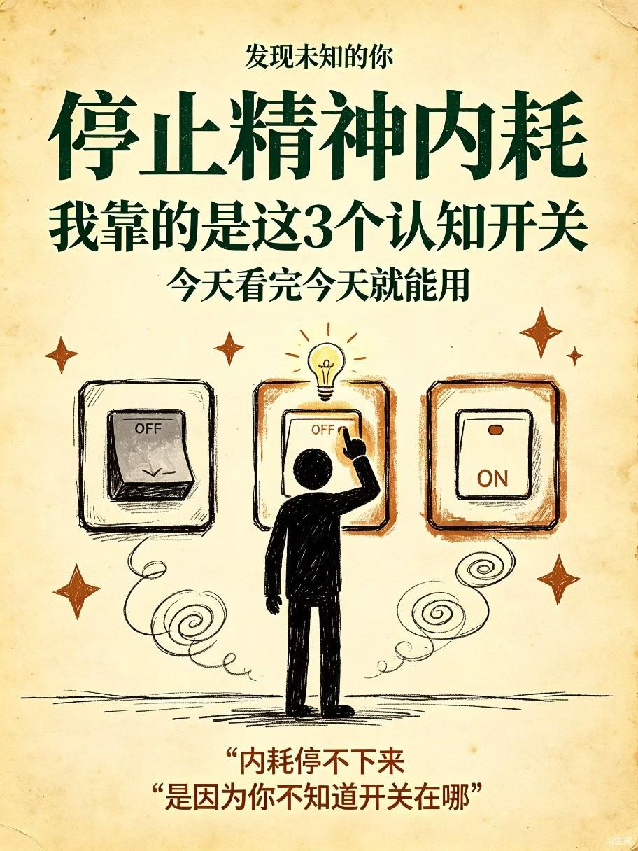 上一条发了内耗10个信号，很多人都很有共鸣，现在很多人都多少陷在其中，备受煎熬！