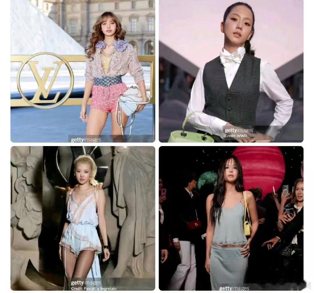 blackpink四人G社生图blackpink本次时装周G社生图blackpi