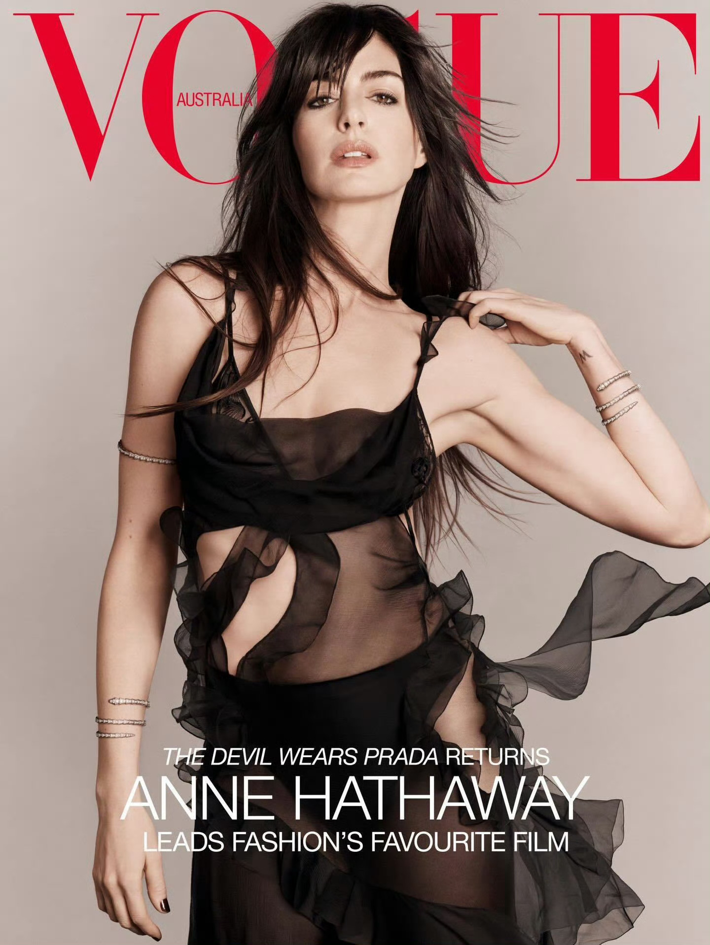 Anne Hathaway × VOGUE Australia May 2026