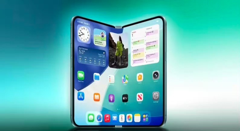 iPhoneFold发布时间苹果，你现在最重要的就是放出点，实锤的消息，这一会儿