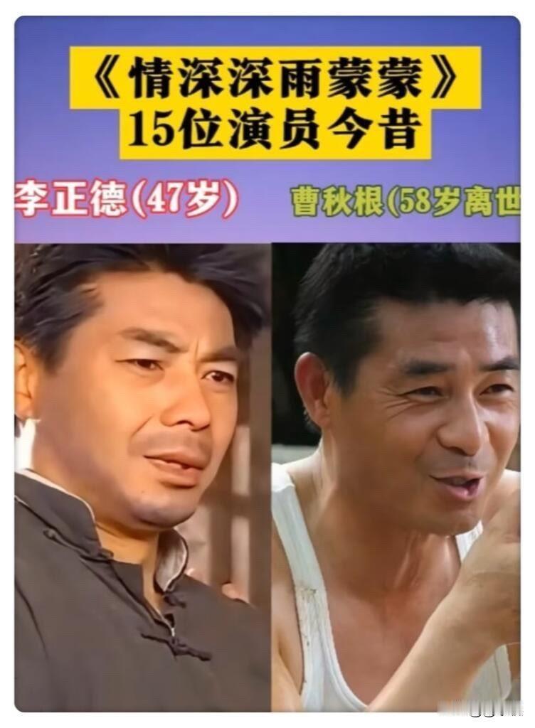 24年了！《情深深雨濛濛》12位演员今昔

24年了，《情深深雨濛濛》里的那些角