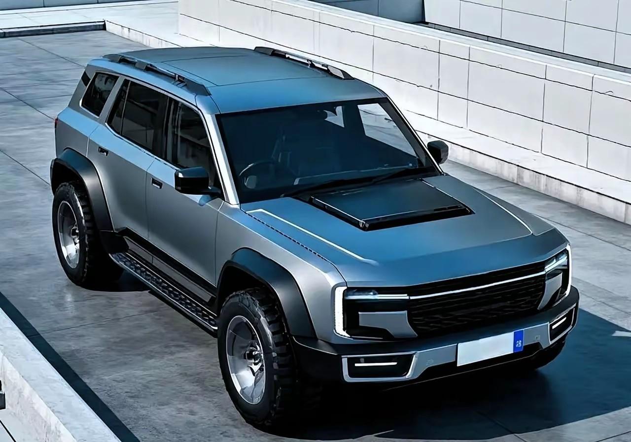 豹5的热乎劲还没过，豹8的订单估计还在排，方程豹下一款车的样子又露出来了。

叫