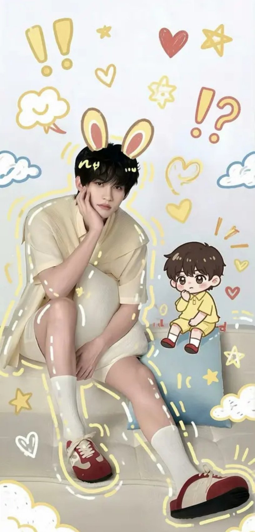 云旗 ☁️happybirdsday全球品牌代言人云旗 🧡☁️💛时尚表现力浑