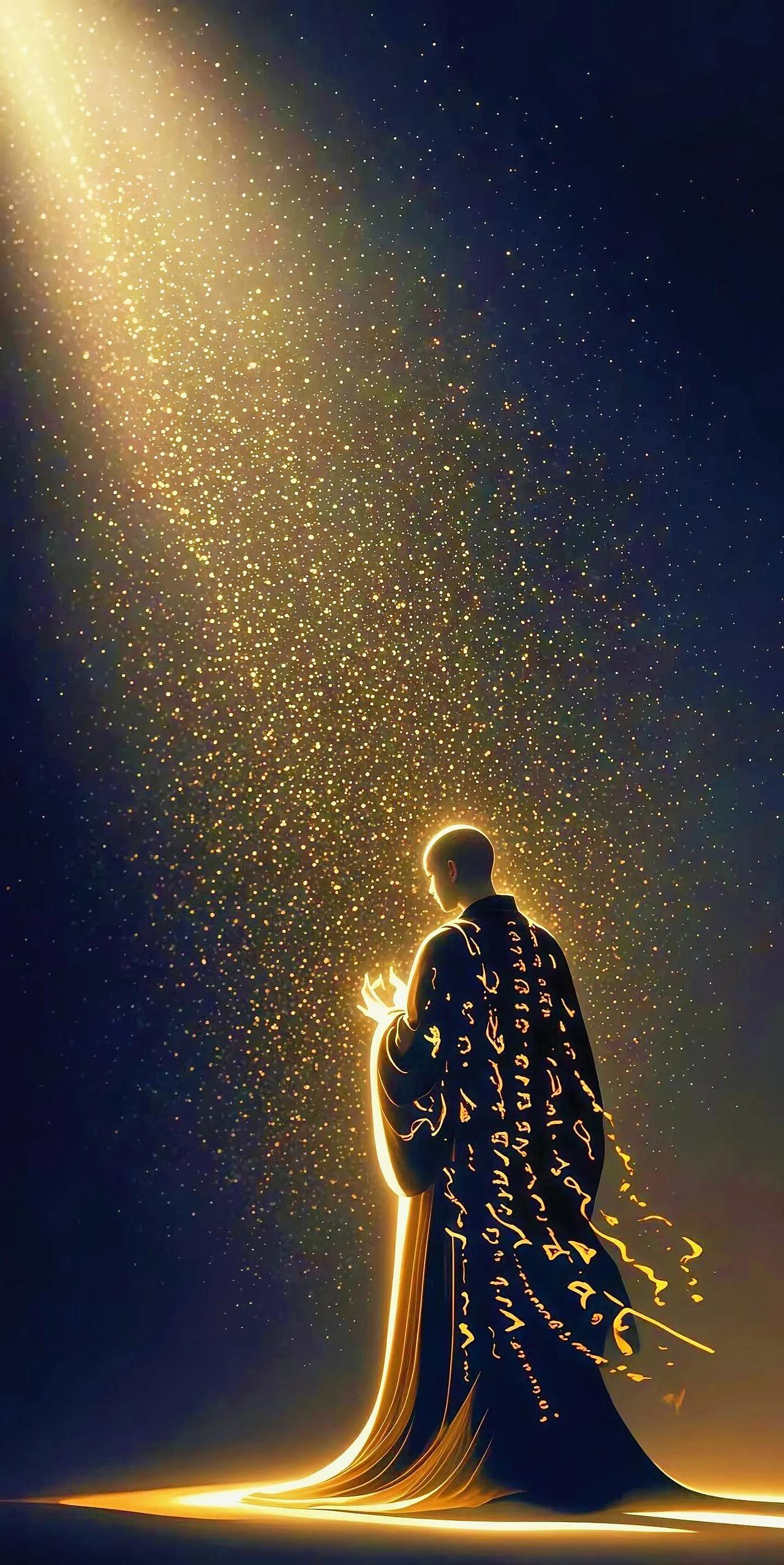 很好的一句话：

凭 前世福报，

租 今世皮囊，

看看 风景，

了了 心愿