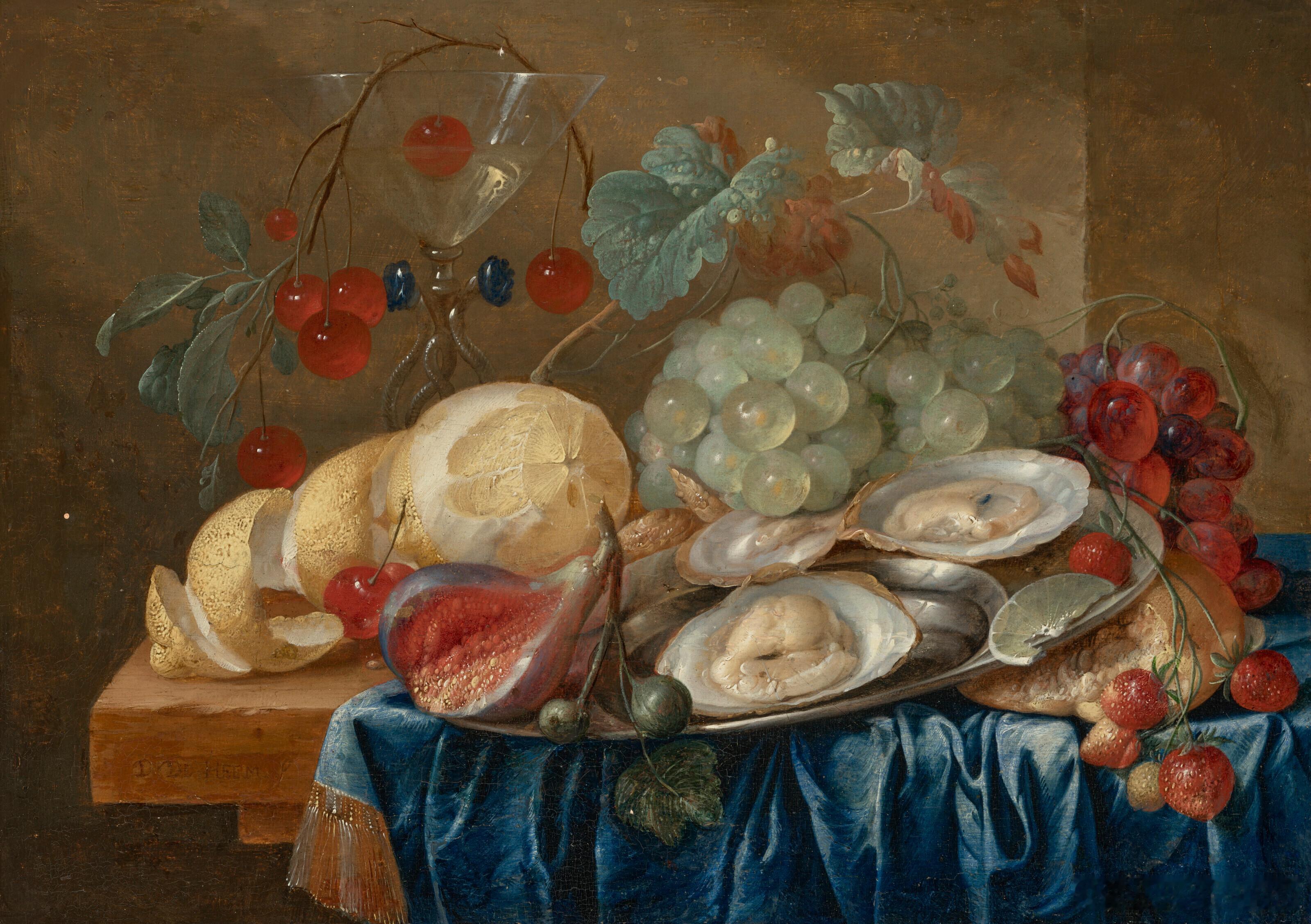 西洋历史文化鱼缸历史知识 佛兰德画家CORNELIS DE HEEM (1631