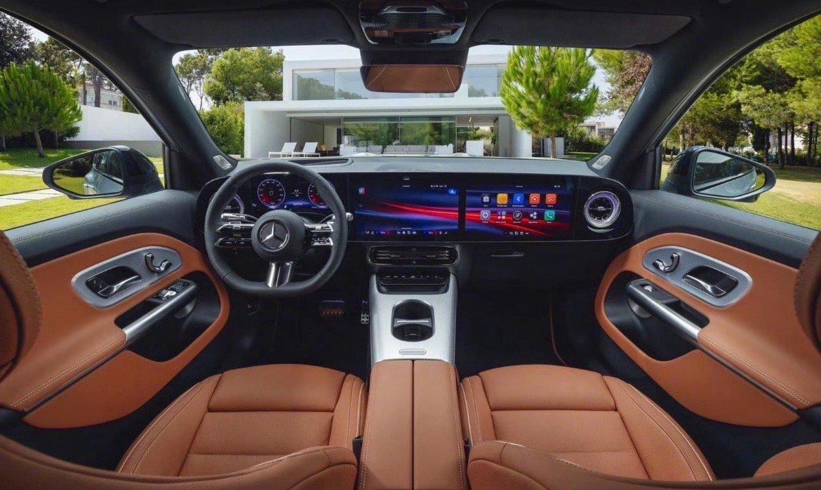 26款奔驰GLB将于12月8号全球首发，同步推出纯电版和轻混版。纯电版基于MMA