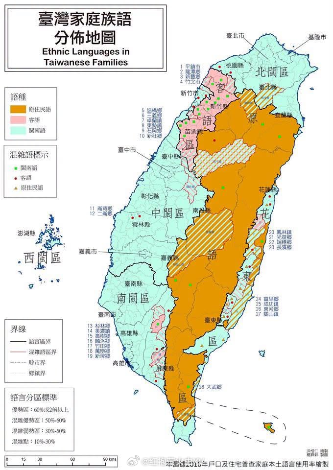 台湾人在家里说什么话： 