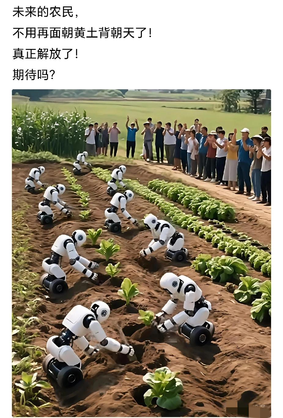 如果真有这么一天，那简直就是农民的福音。