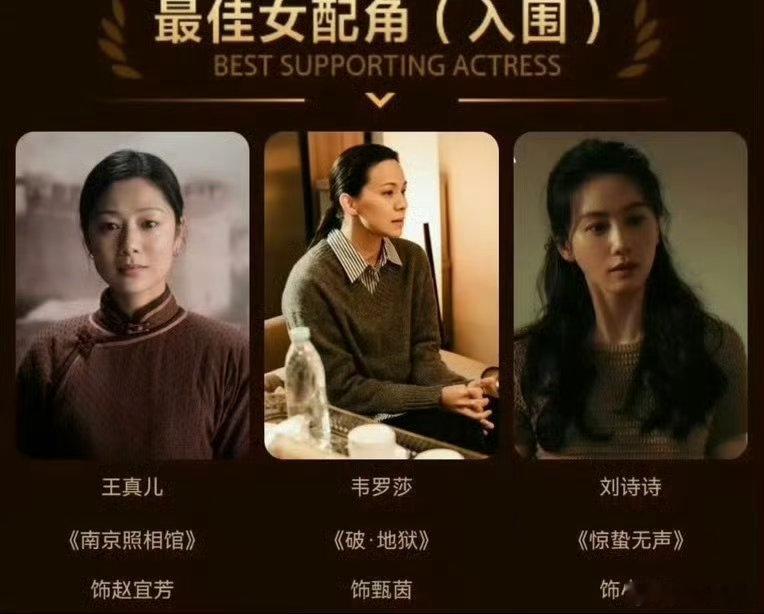 杨幂刘诗诗百花奖入围杨幂刘诗诗百花奖最佳女配角入围杨幂刘诗诗同时入围百花奖最佳女
