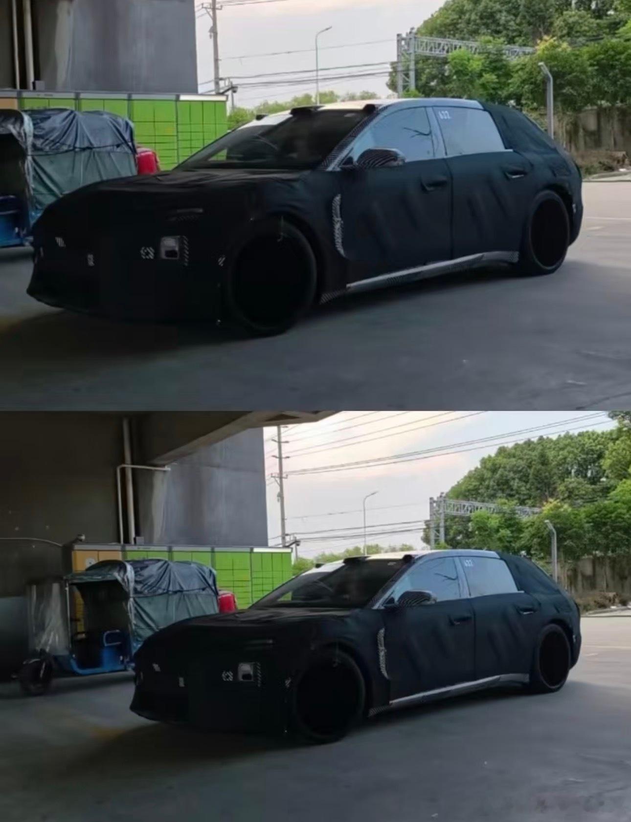 第三代蔚来ET5T被拍到了～ 看样子超5米了！有侧激光！蔚来et5t特来哥大v聊