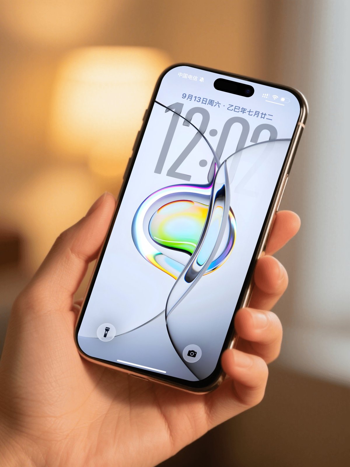 液态大玻璃景深壁纸挺适合iOS 26 的[流鼻血] ​​​