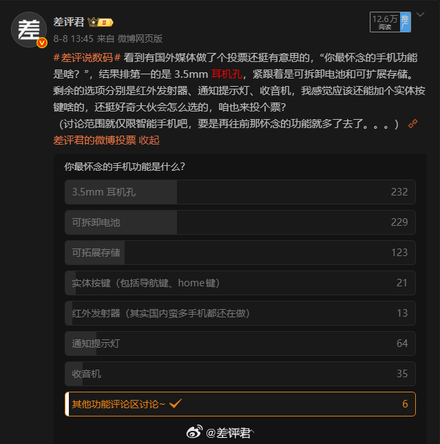#有哪些消失的好用手机功能# 看到这话题想起来今年夏天我还发过一个投票，回头翻了