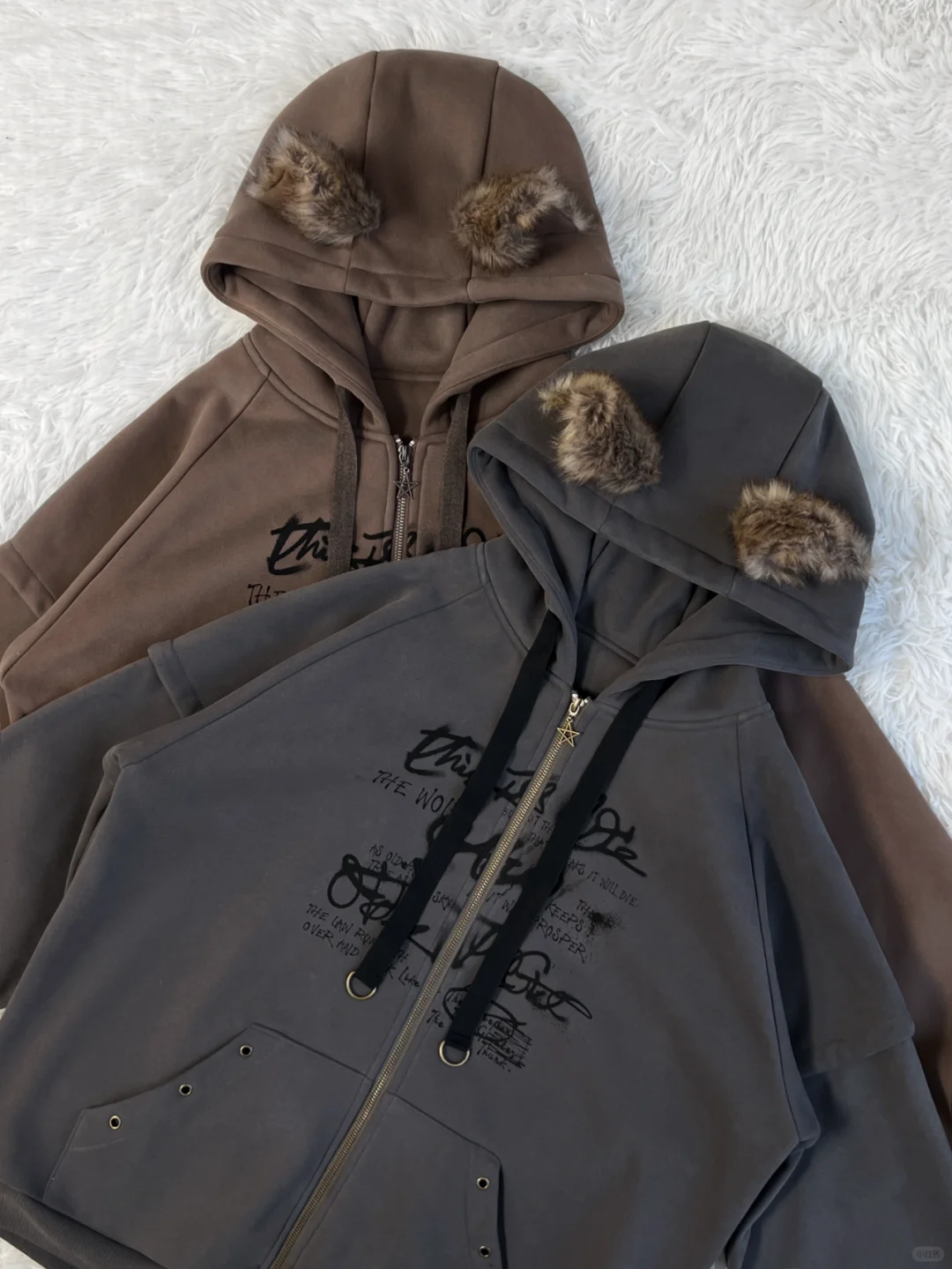 被你们追着问的🐺狼少女外套加绒版对比！