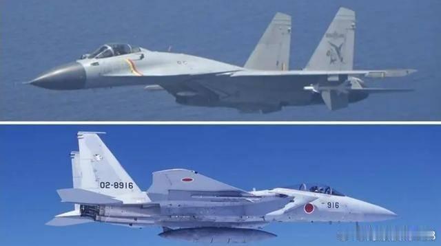 突发！2架日本F-15J逼近辽宁舰，歼-15T起飞拦截，硬碰硬分出胜负-----