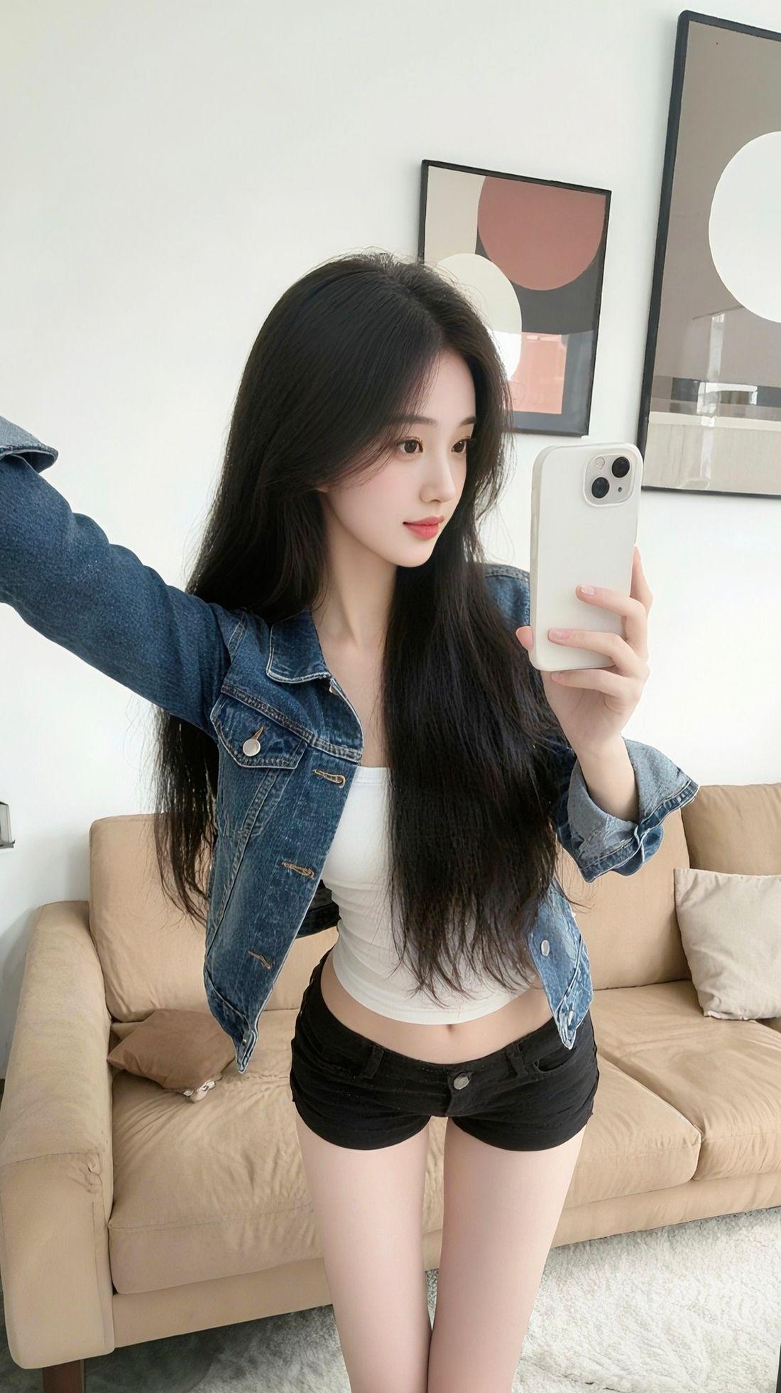 美女 日常分享 穿搭 抖音推广 甜美女孩