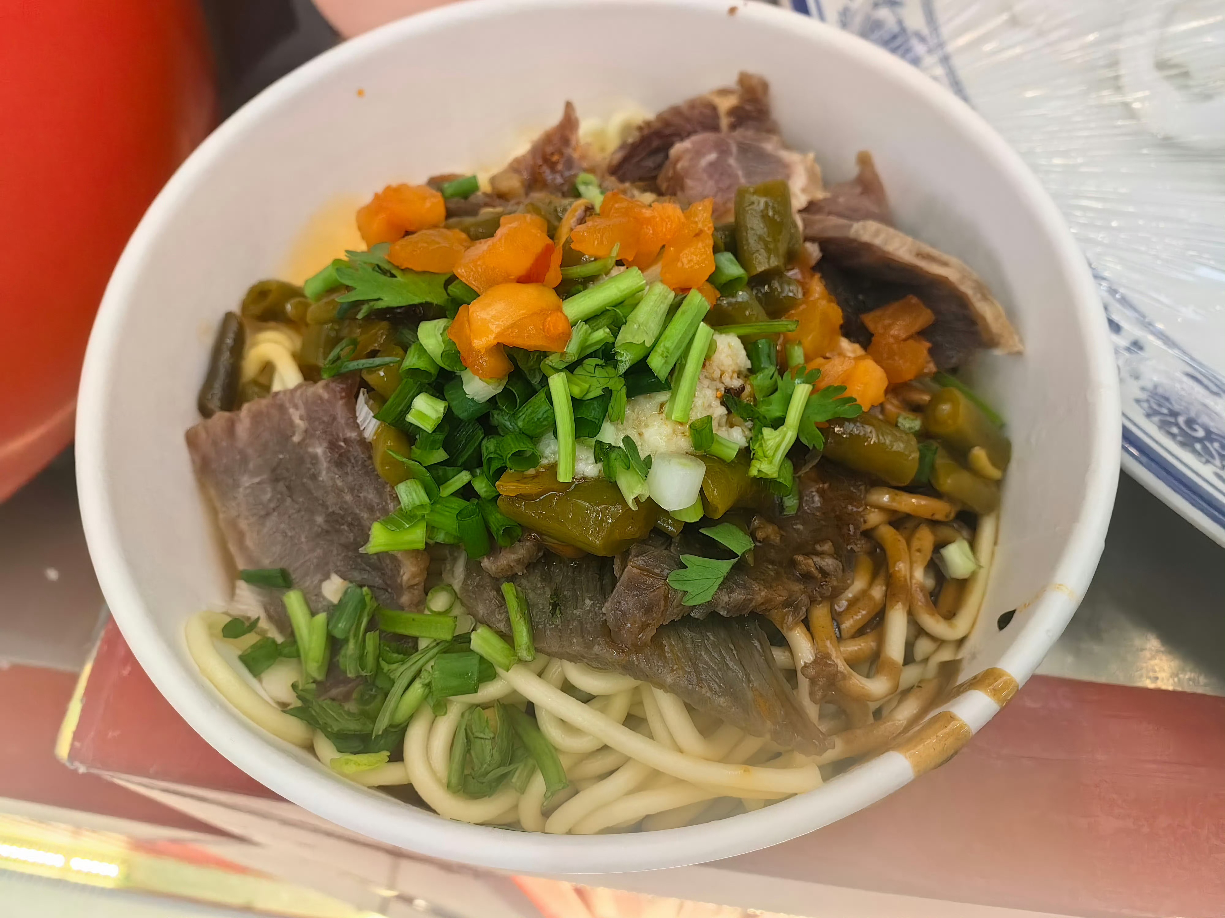 想吃热干面了。 