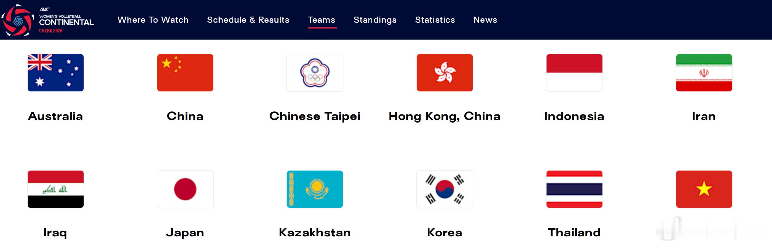 国际排坛动态中国女排2026女排亚锦赛12支球队的入围依据，也从另一个侧面说明了