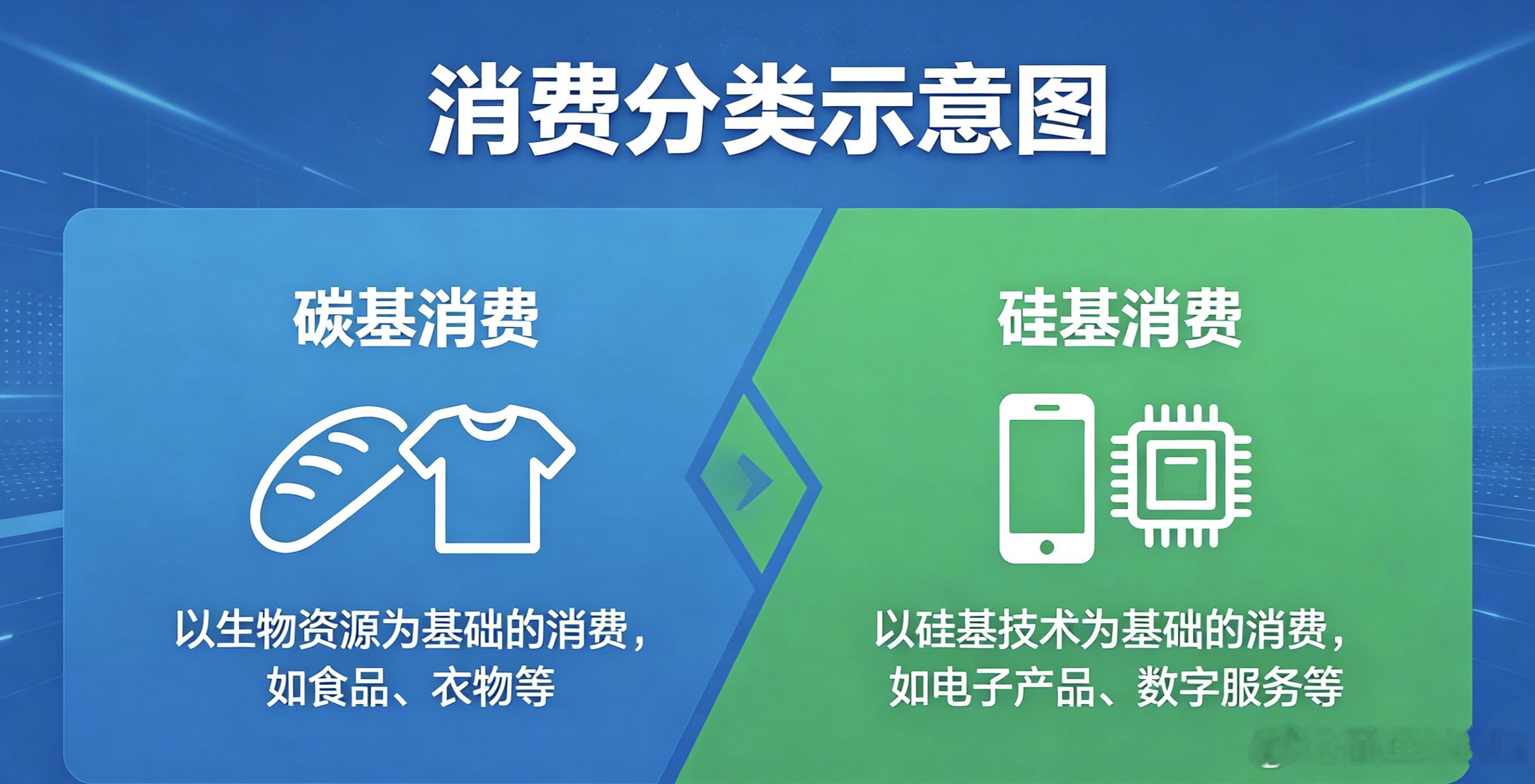 消费分两种，一种是碳基消费，另外一种是硅基消费。 