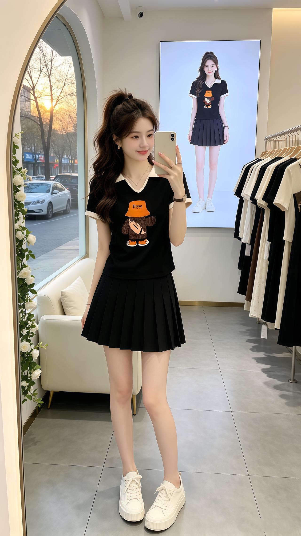 修身显瘦短袖 休闲百搭 夏季新款