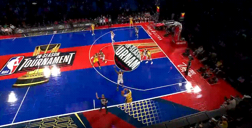 浓眉把步行者的内线打爆了。