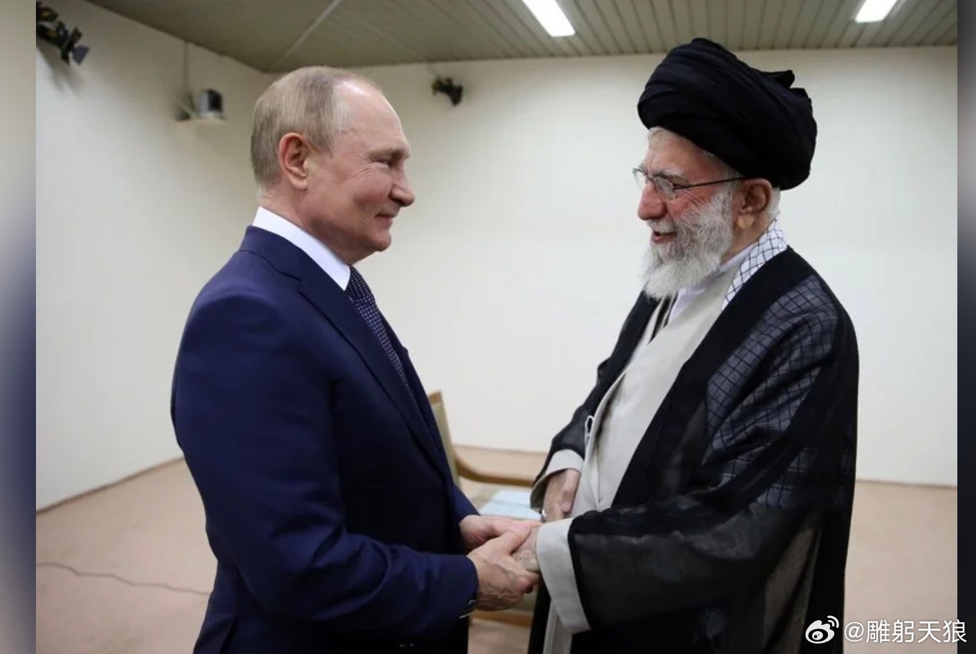 對美國和以色列2月28日攻擊伊朗，造成伊朗最高領袖哈梅内伊身亡，俄羅斯總統普京3