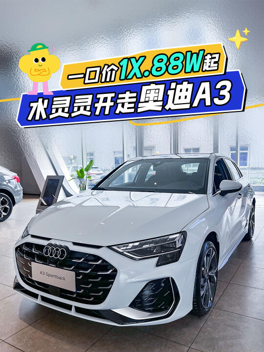 一口价1X.88W起|水灵灵开走奥迪A3