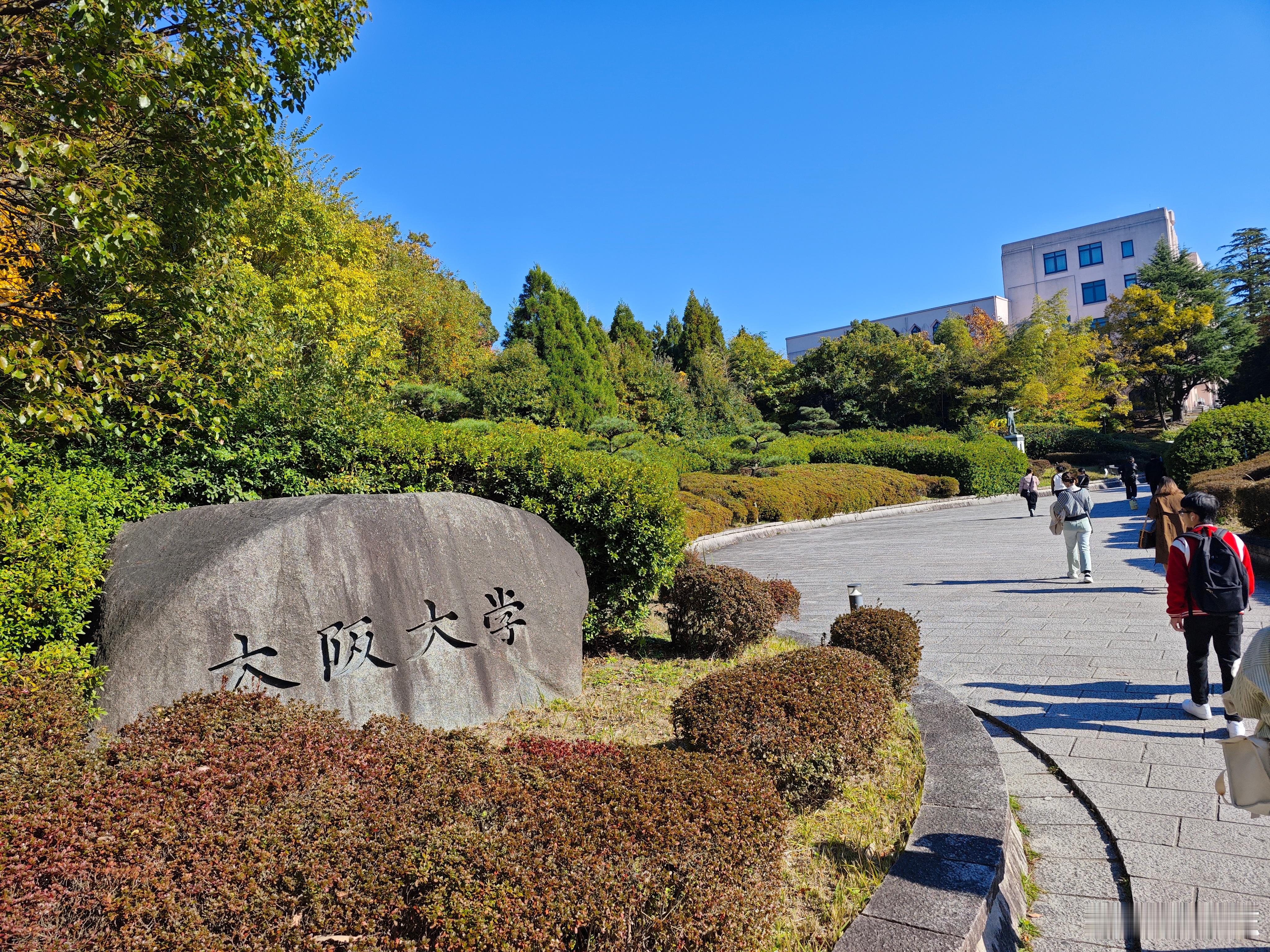 昨天去大阪大学参加了日语一级考试。时隔许久回到校园，没想到竟然是为了JLPT  