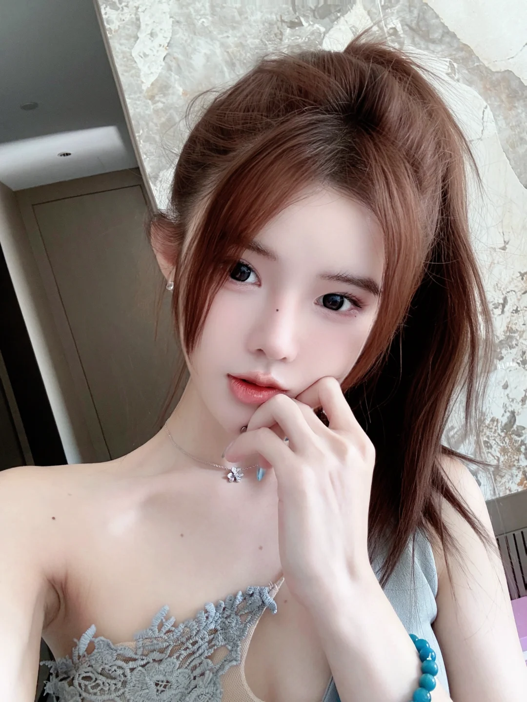 好喜欢我的新发型，俏皮可爱～