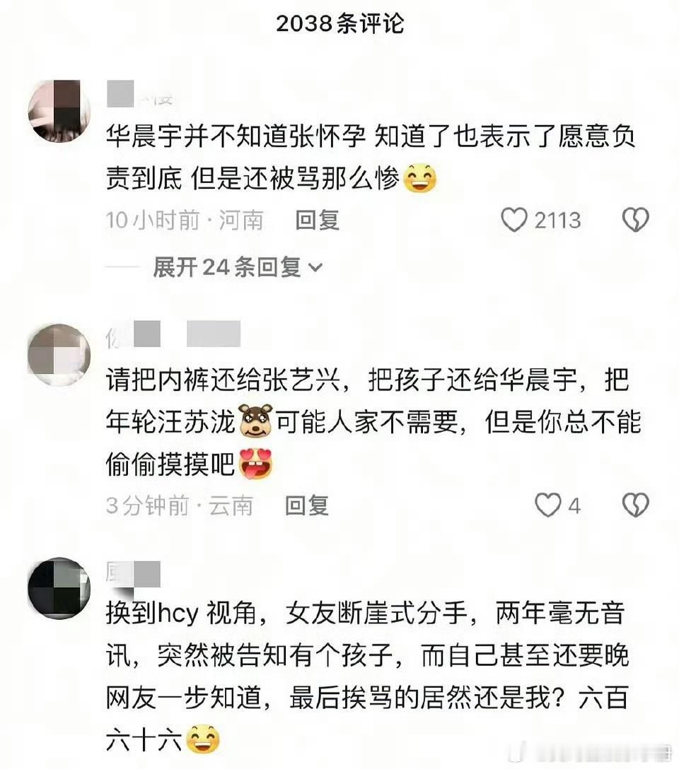 网友最新评张碧晨华晨宇 ​​​