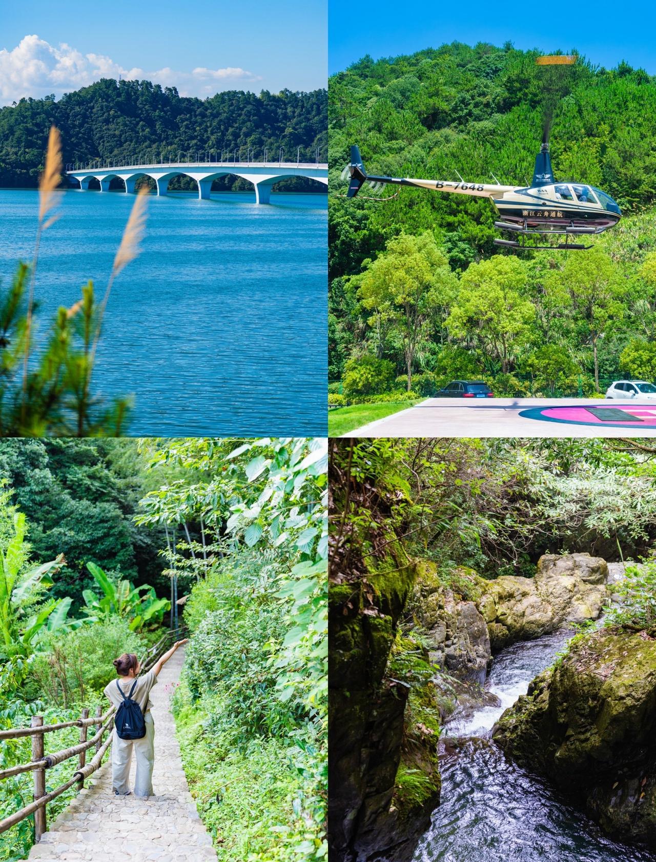 在希尔顿水上乐园玩尾波冲浪超刺激！桨板漂流超解压，湖水清澈到能见底～红山谷徒步超