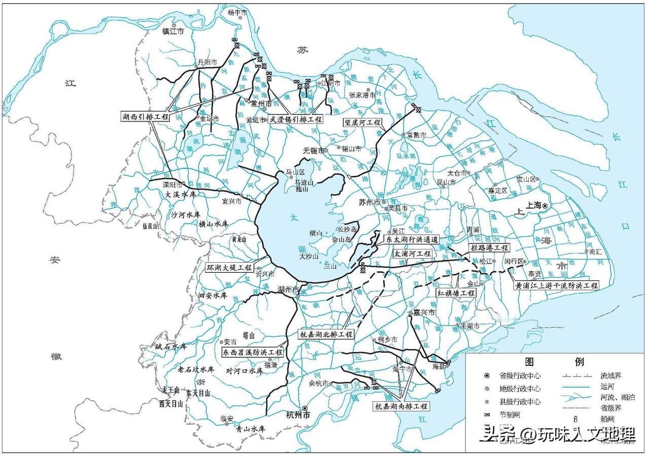 虽然太湖并不深，但太湖水系的势力范围足够大，覆盖了江浙沪大部分发达地区。太湖水系