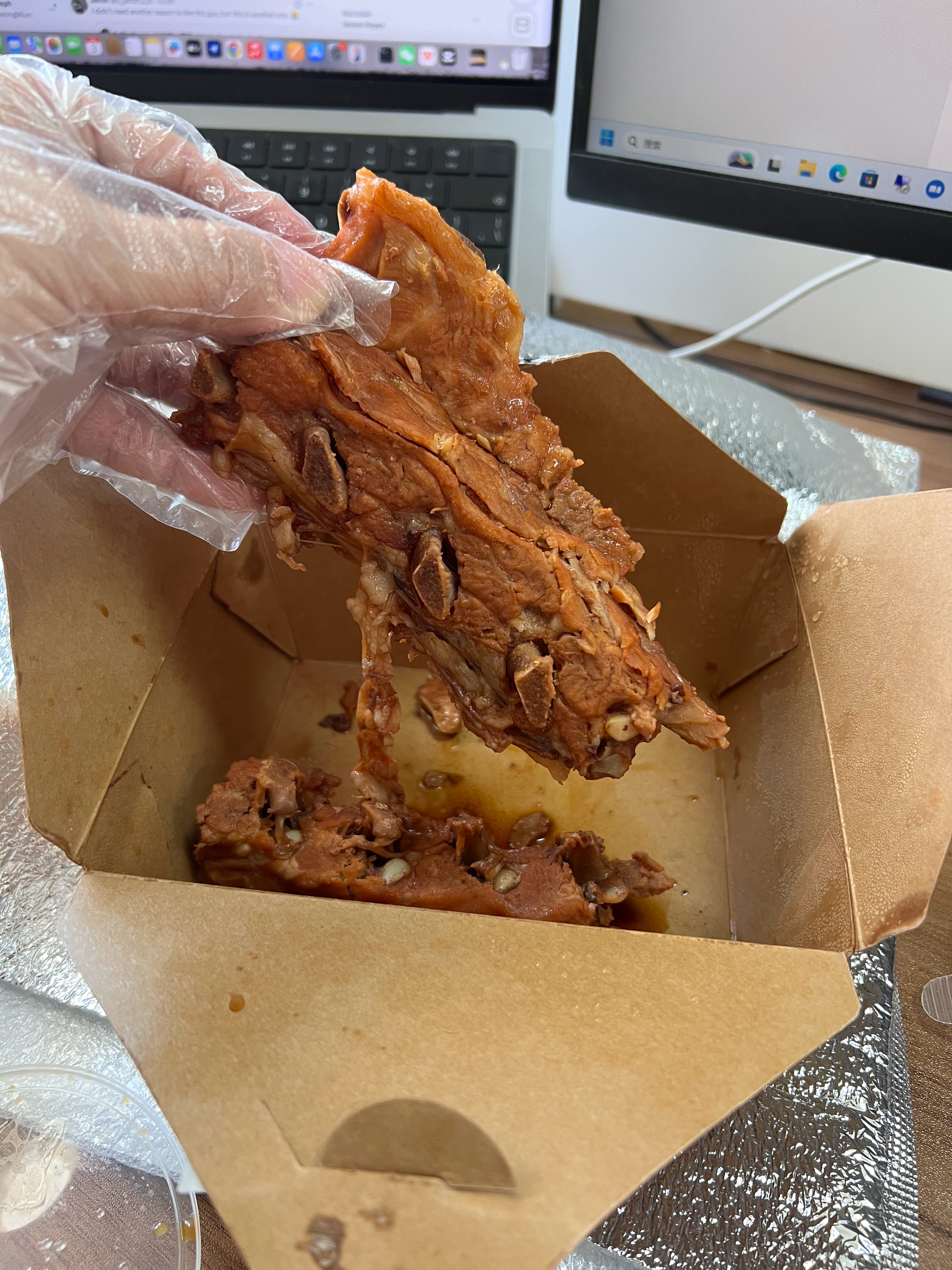 这排骨饭可以啊 