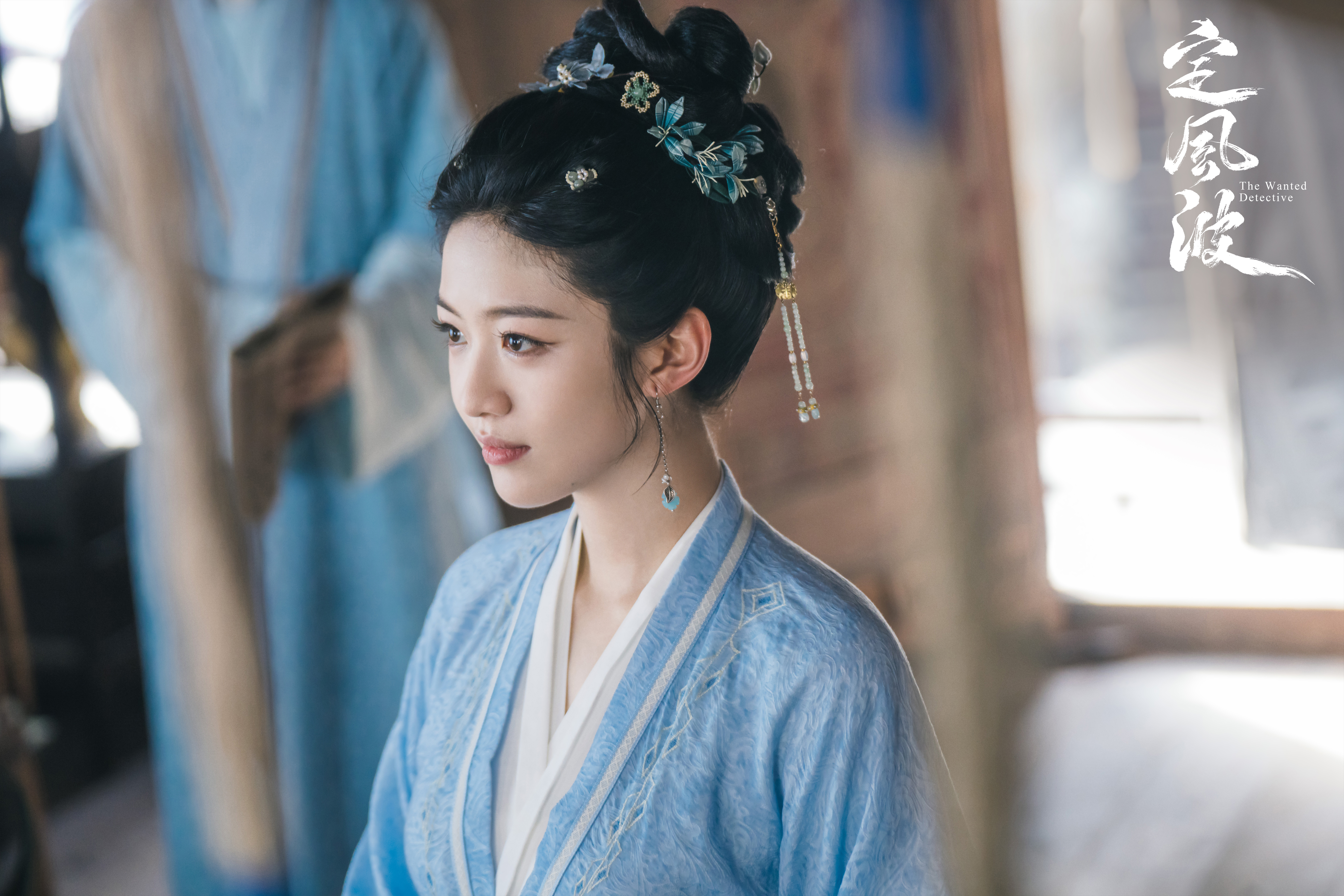 唯二女装之一[拜托][拜托][拜托]向涵之 《定风波》钟雪漫剧照-蓝衣 ​​​