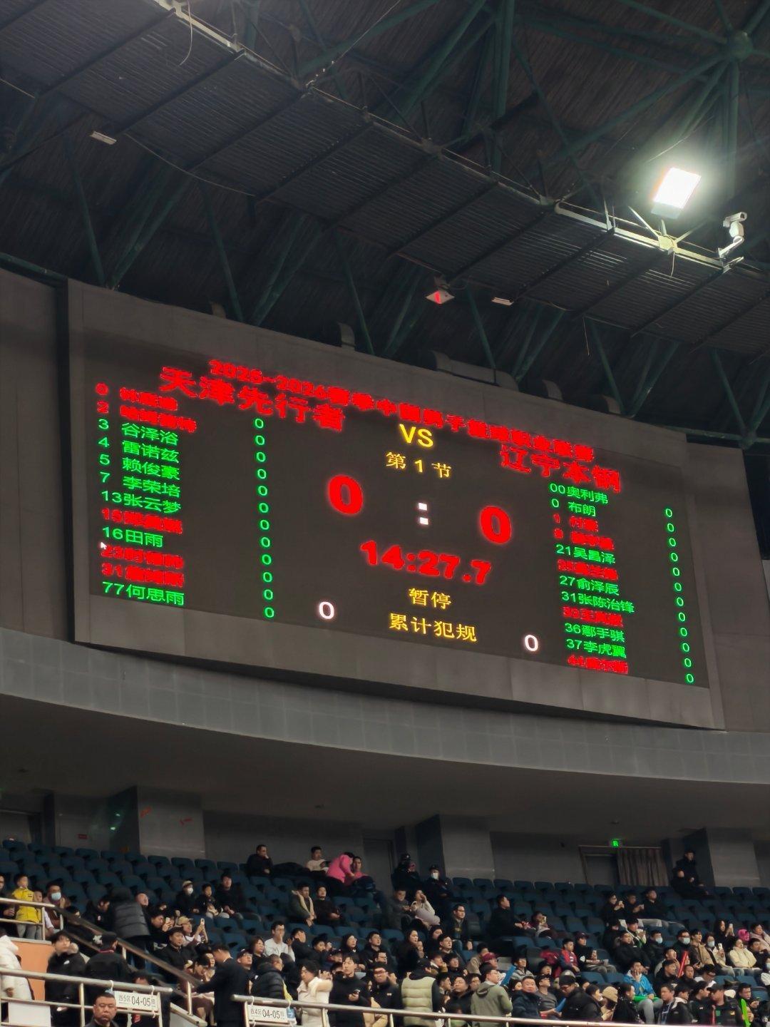 天津男篮vs辽宁男篮 首发来了，这个应该准确。 