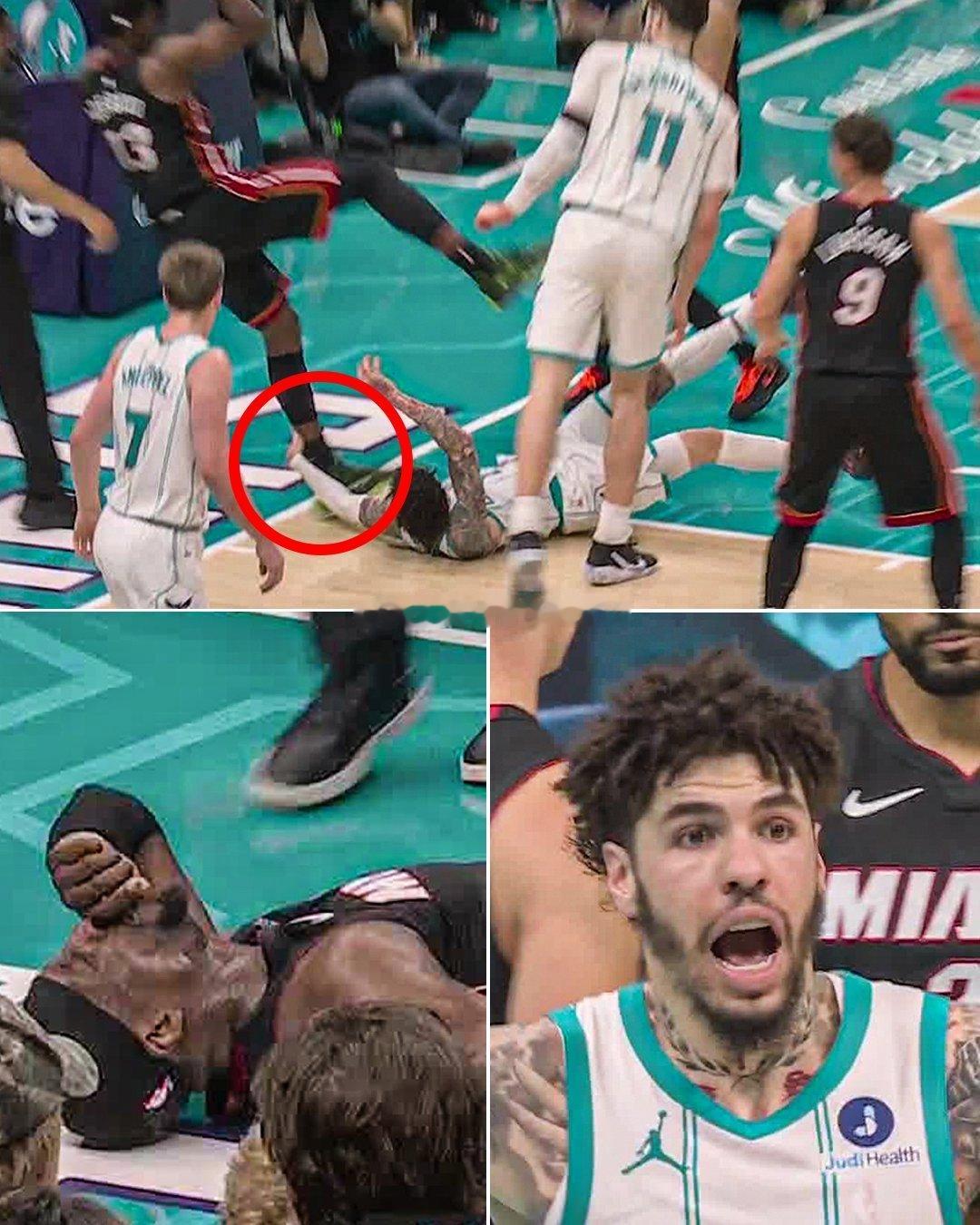 Lamelo Ball 用极其下作的手段来险胜热火，NBA 却决定不禁赛下一轮。