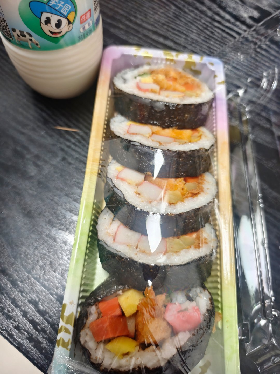 好久没吃寿司了 