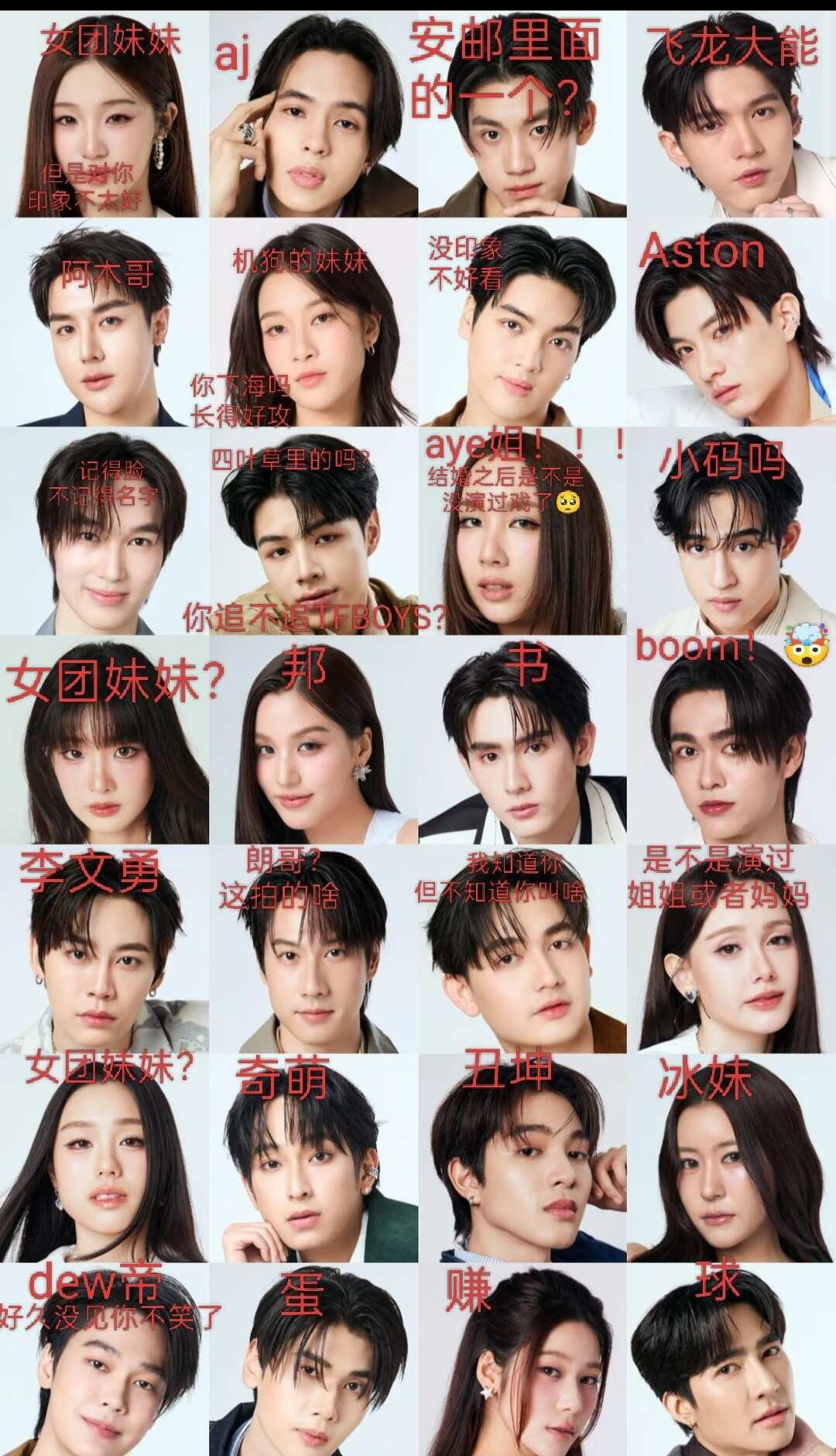 gmm认人但是嘴很碎
叠甲：我是24年入的泰娱 那个时候的bgblgl群像我都有