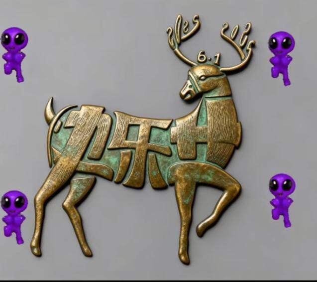 〔看图猜字〕
图中画面一小鹿；
全身隐藏几个字；
小学生喜欢放假；
六一儿童节快