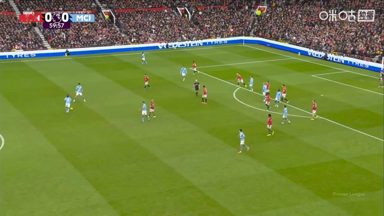 感觉今天曼联整体踢得很好，虽然控球不如曼城，但事实上更有威胁的是曼联。从现在看，