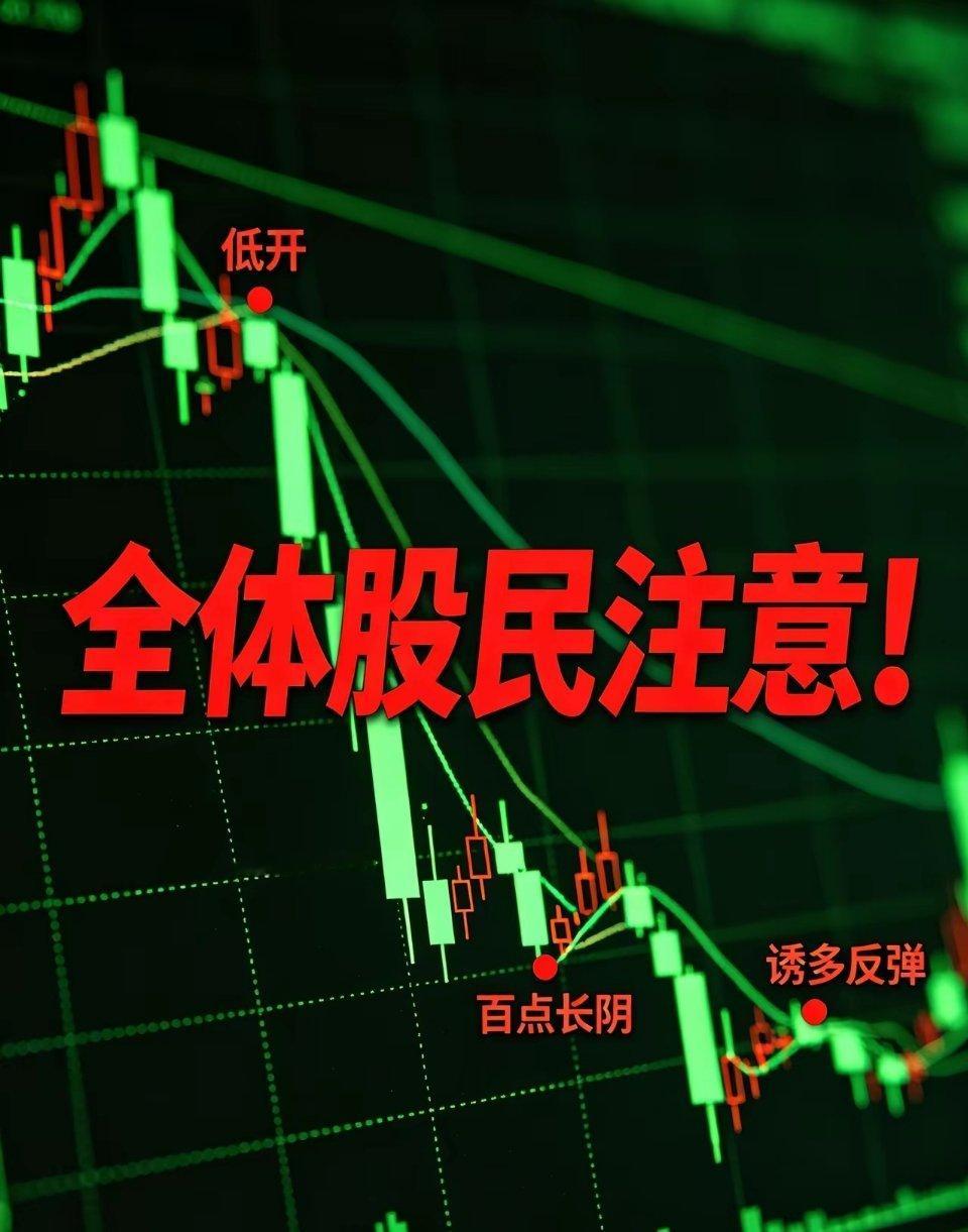 周一开盘定胜负！诱多反弹皆是逃命窗口，本周节奏已定！全体股民注意！明天周一9:3