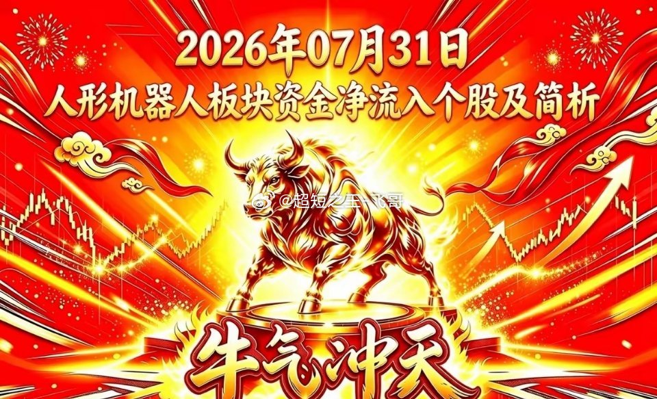 2026年07月31日 人形机器人板块资金净流入个股及简析股票名称：科大讯飞资金