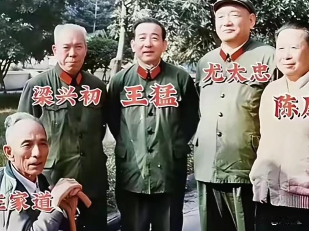 80年代，梁兴初将军不远万里来到广州看望当年一起并肩战斗过老战友时的一幕，老友相