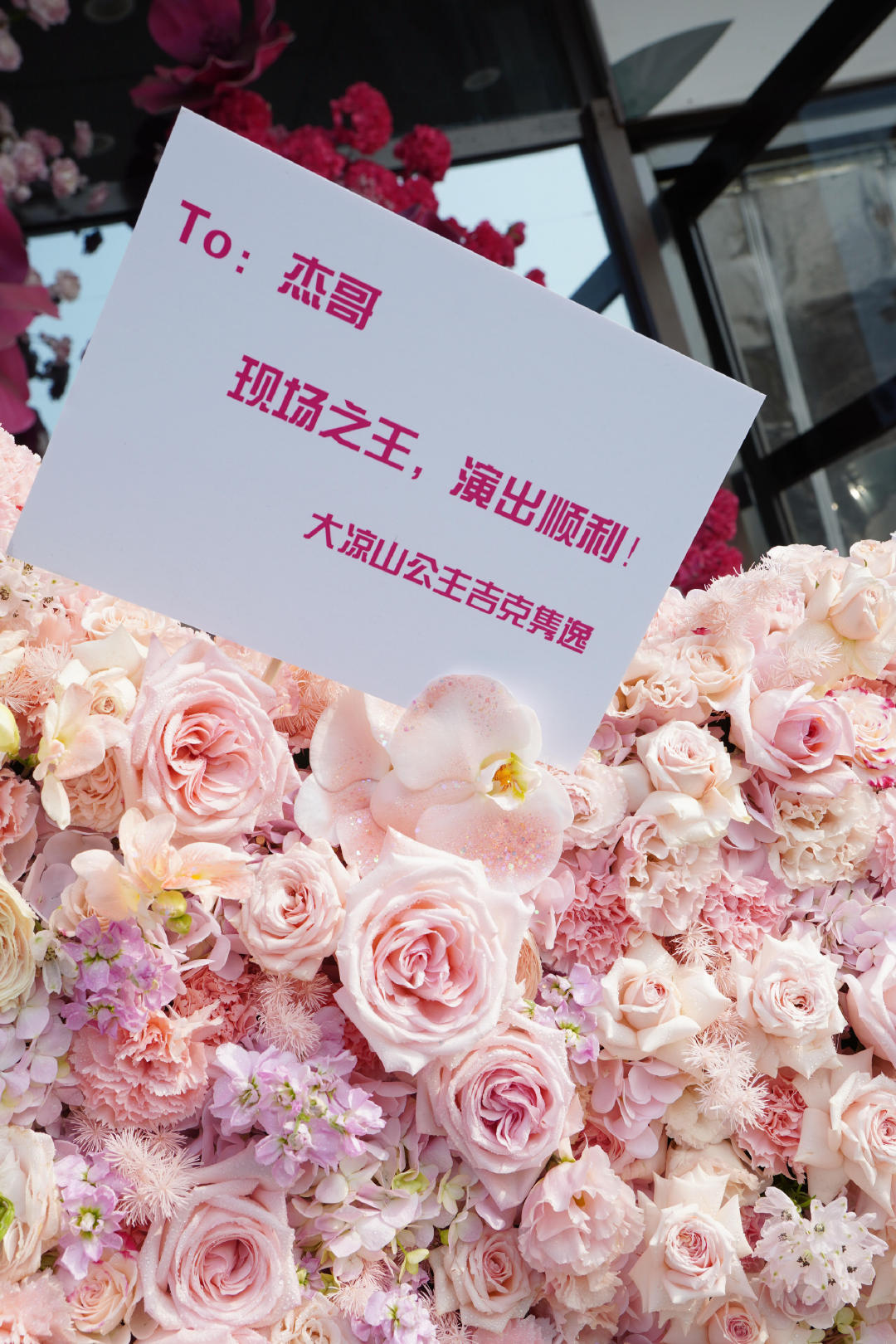 吉克隽逸送张杰应援星星花吉克隽逸送张杰2米星星花吉克隽逸送张杰应援星星花 