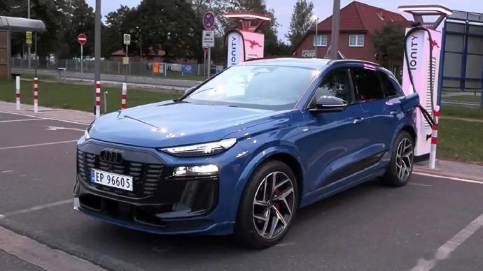 【德国不限速高速实测奥迪 Q6 e‑tron：200km/h 极速巡航续航仅约 