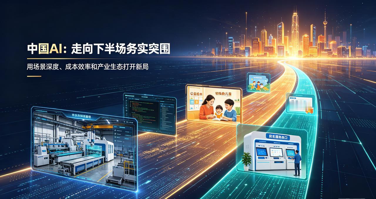 中国AI抓住下半场机遇，走出差异化突围之路
 
当全球AI正式踏入决战下半场，曾